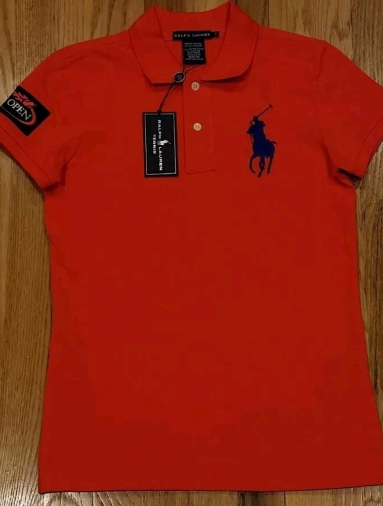 RALPH LAUREN WOMEN BIG PONY US OPEN LOGO T-SHIRT